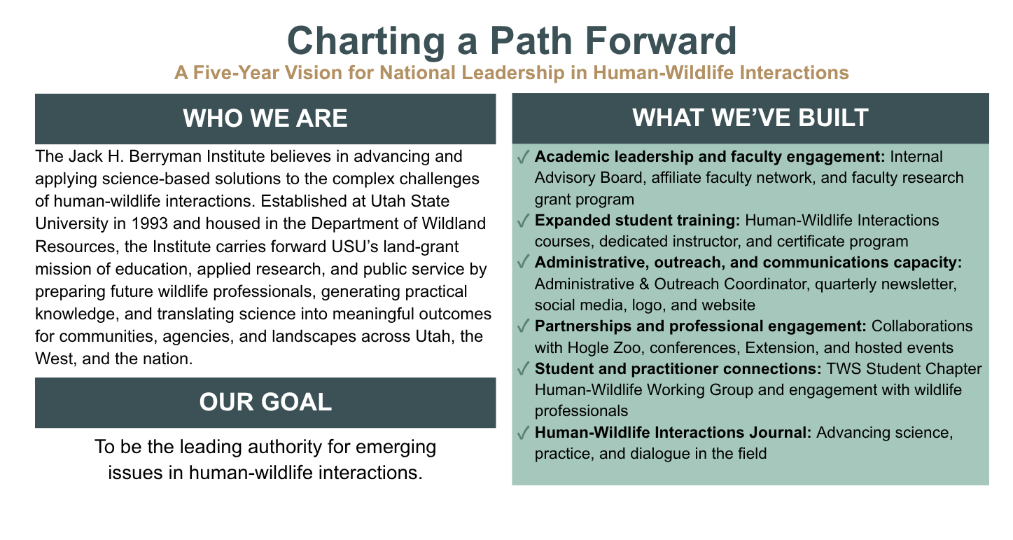 Charting a Path Forward: Our 5-Year Plan