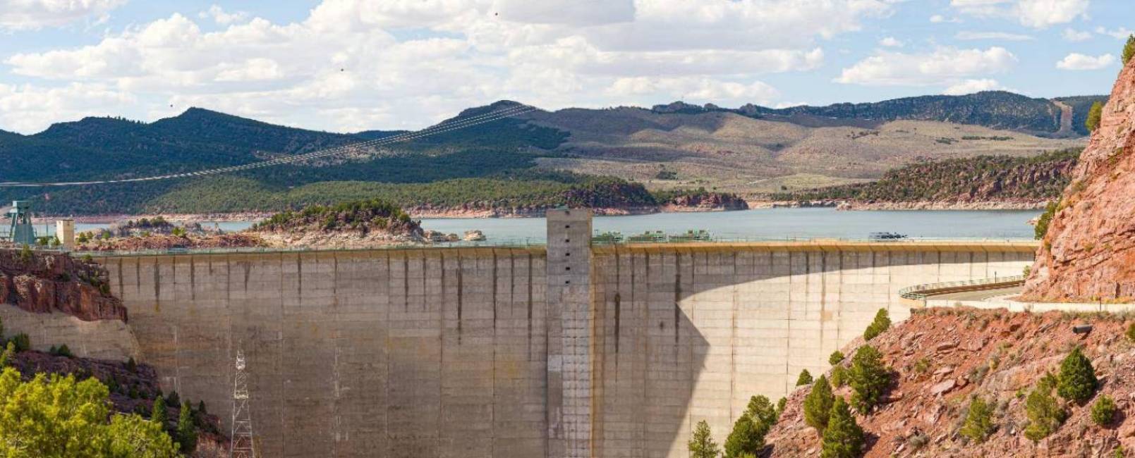 Flaming Gorge Dam in Utah