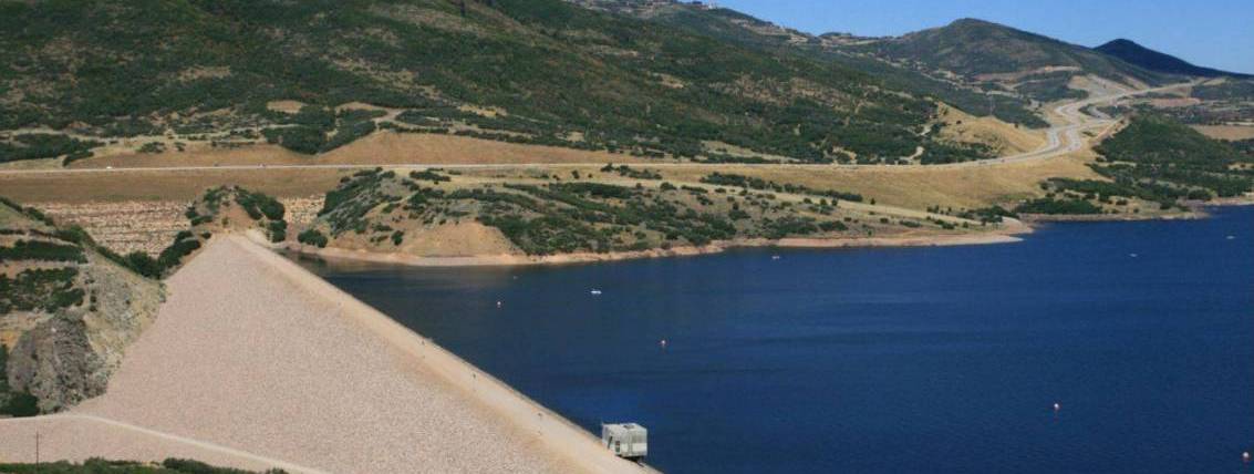 Jordanelle Dam in Utah