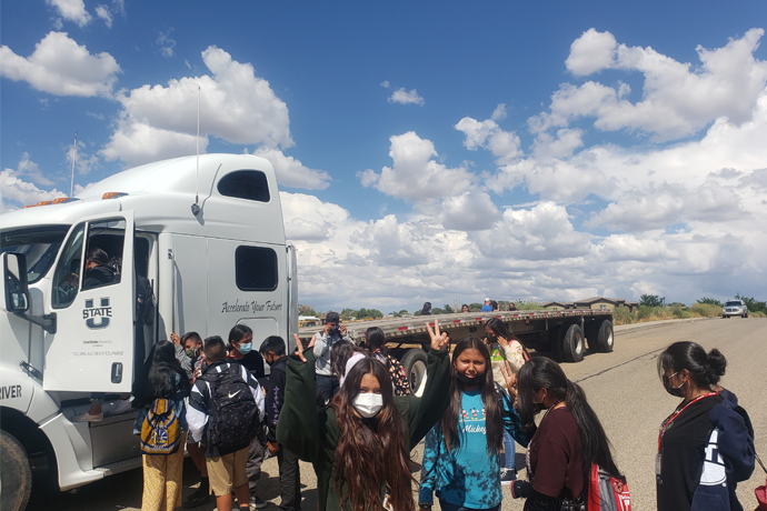 American Indian Services Participates in STEM Tour Visit to USU Blanding