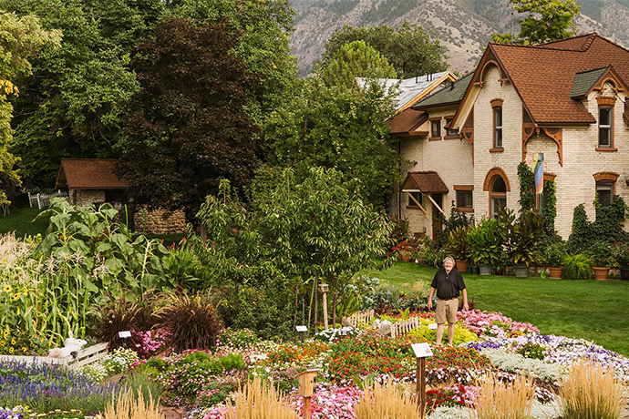 Flowers and Friends Make This Garden Grow