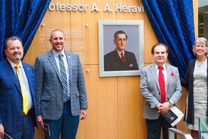 Alumnus Honors his Father with the Dedication of the Professor A.A. Heravi Atrium