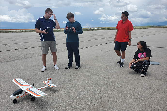 Aggie Drone Academy Representatives Promote Safe Flying in Southeastern Utah