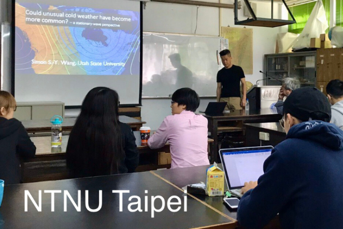 USU Professor Simon Wang Presents at National Taiwan Normal University