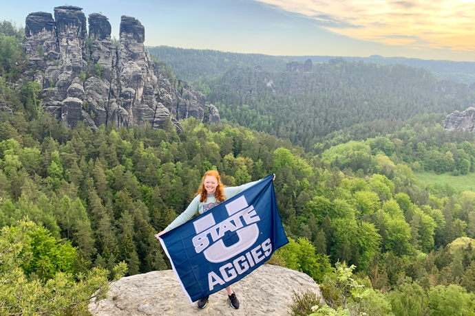 USU Senior Awarded Internship at German Chocolate Factory