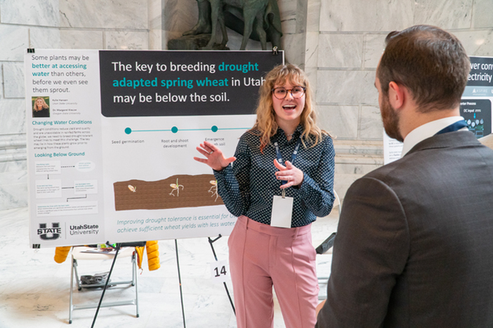 USU Student’s Research Paves the Way for Drought-Resilient Crops
