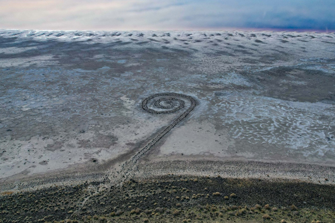For a dose of awe, visit Spiral Jetty