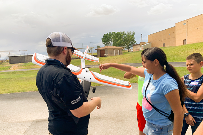Local Youth Take to the Skies with USU Eastern Drone Camps