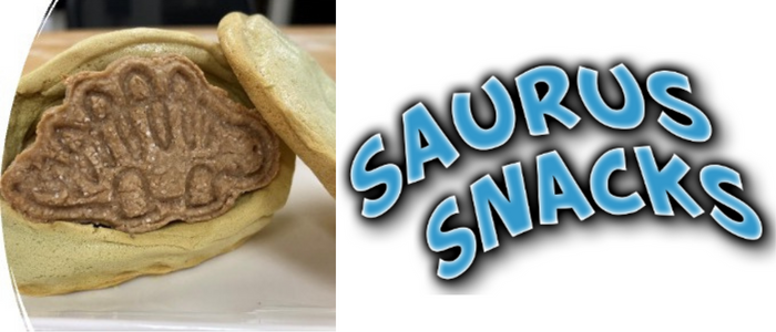Saurus Snacks won third prize in the 2022 Institute of Food Technologists Smart Snacks for Kids Competition. Saurus Snacks ae made of a meringue eggshell that encloses a dinosaur inside and incorporates protein and fiber in the formulation. The team members were Melissa Marsh and Annalisa Jones.