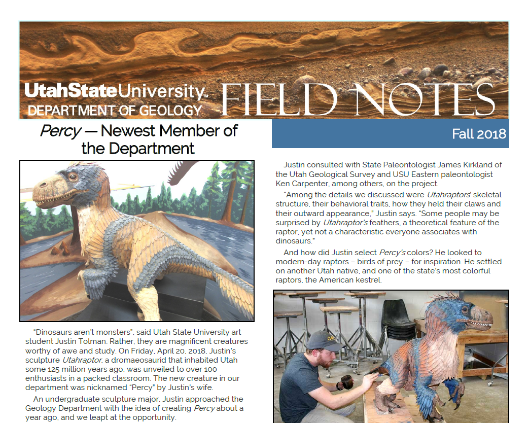 cover page of newsletter
