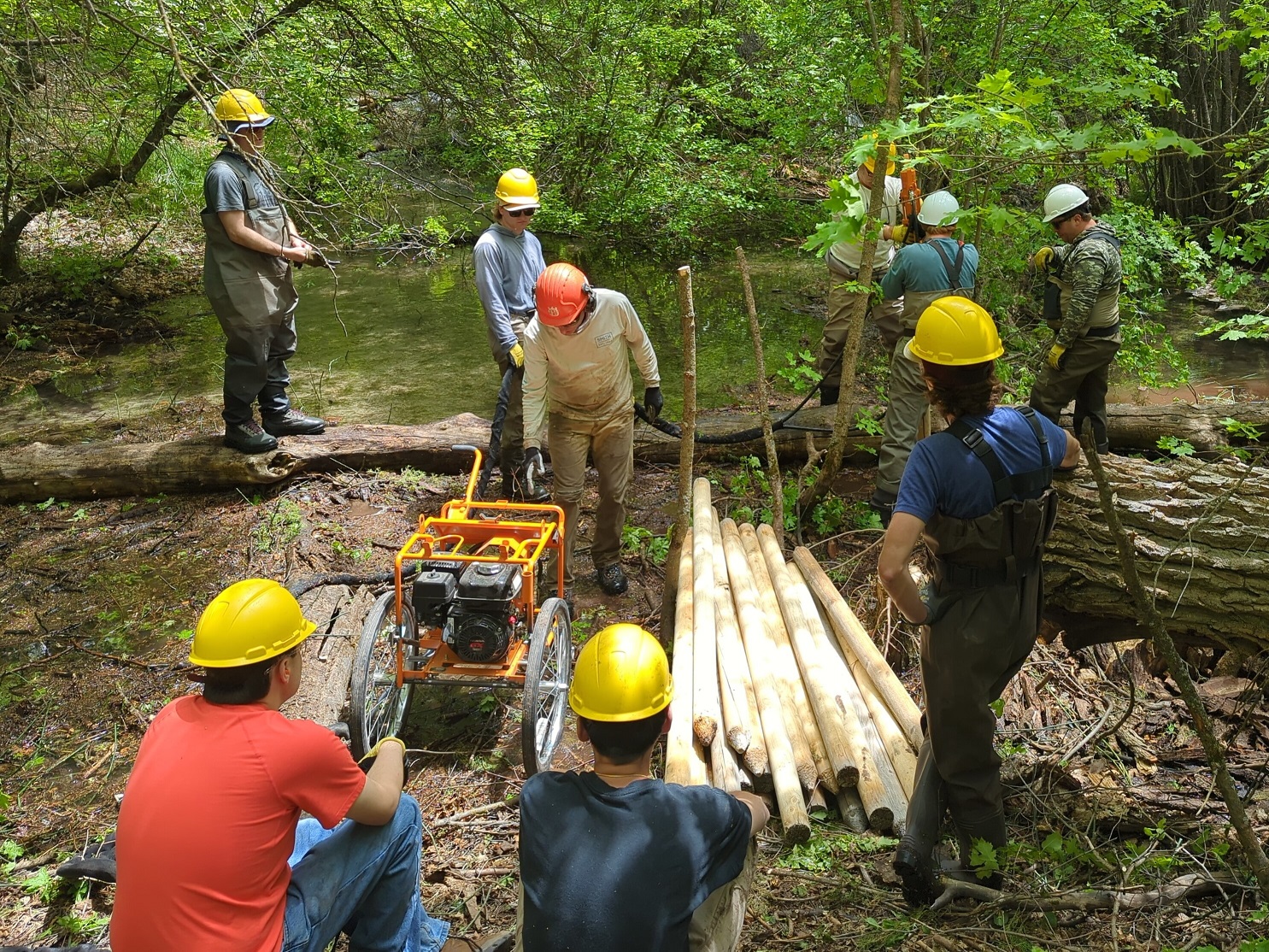 beaver dam analog construction