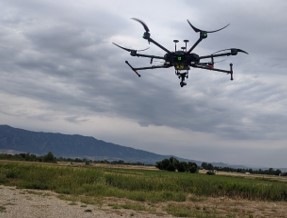 Matrice drone in flight