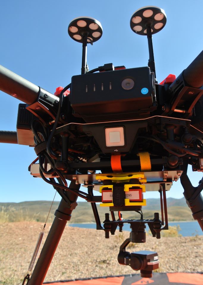 Matrice drone with multispectral sensor